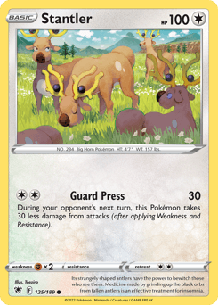 Stantler Astral Radiance card
