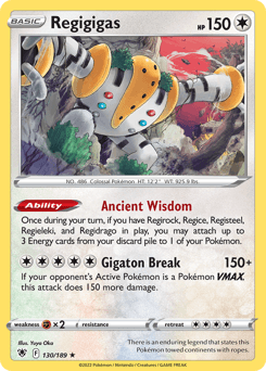 Regigigas Astral Radiance card