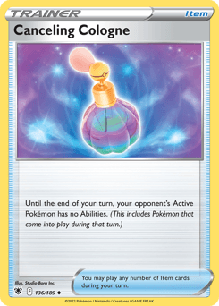 Canceling Cologne Astral Radiance card