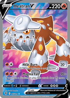 Heatran V Astral Radiance card