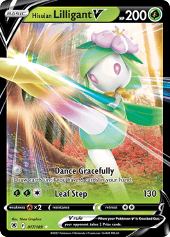 Hisuian Lilligant V Astral Radiance card