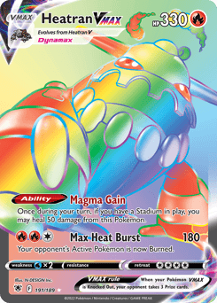 Heatran VMAX Astral Radiance card