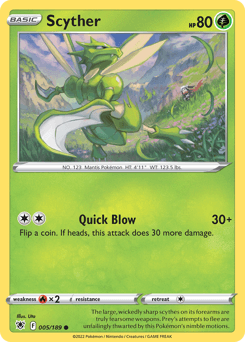 Scyther Astral Radiance card