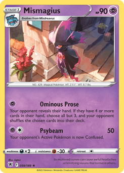 Mismagius Astral Radiance card