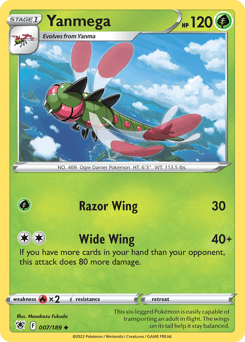 Yanmega Astral Radiance card