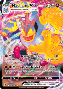 Machamp VMAX Astral Radiance card