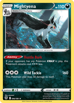 Mightyena Astral Radiance card