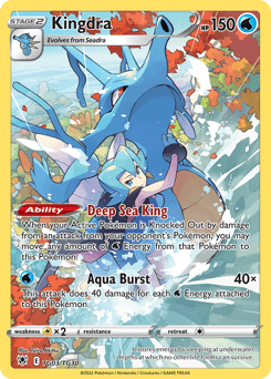 Kingdra Astral Radiance Trainer Gallery card