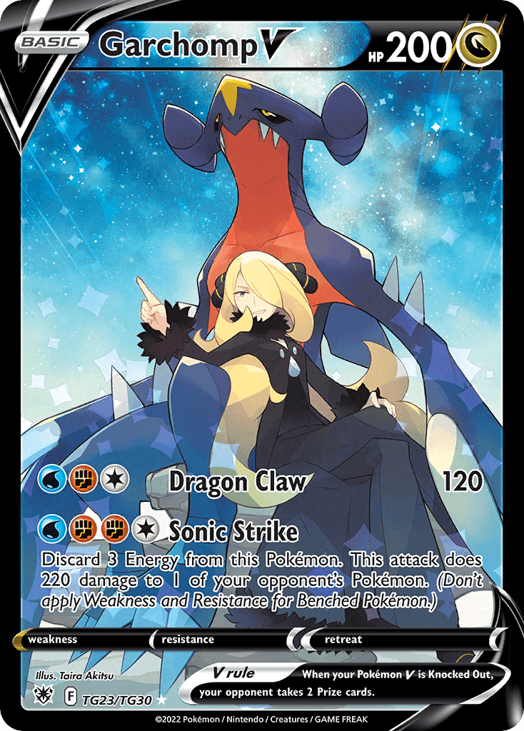 Garchomp V Astral Radiance Trainer Gallery card