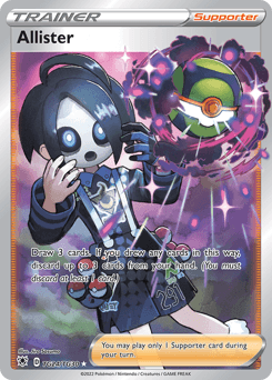 Allister Astral Radiance Trainer Gallery card