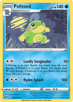 Politoed Lost Origin card