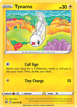 Tynamo Lost Origin card