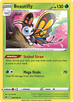 Beautifly Lost Origin card
