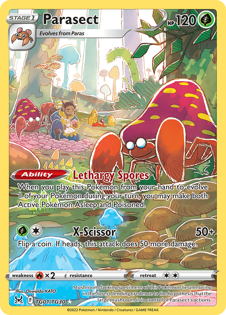 Parasect Lost Origin Trainer Gallery card