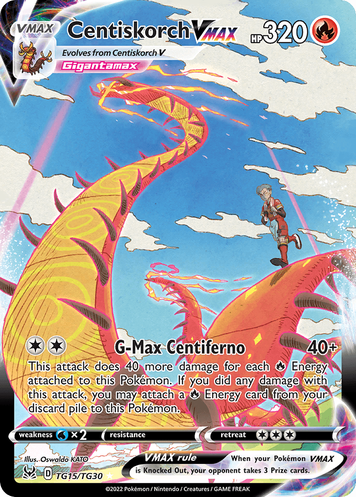 Centiskorch VMAX Lost Origin Trainer Gallery card