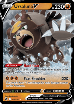 Ursaluna V Silver Tempest card