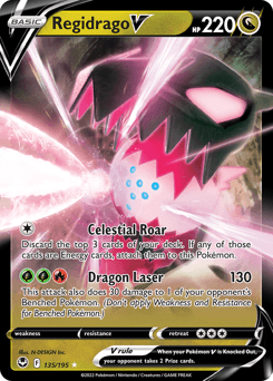 Regidrago V Silver Tempest card