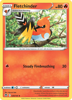Fletchinder Silver Tempest card