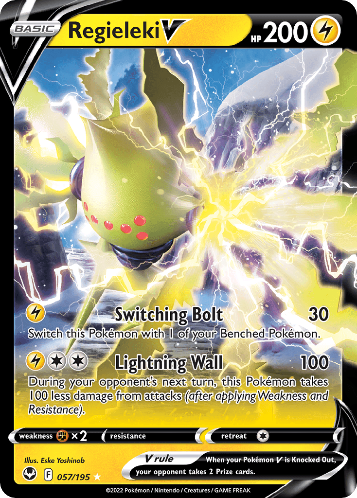 Regieleki V Silver Tempest card