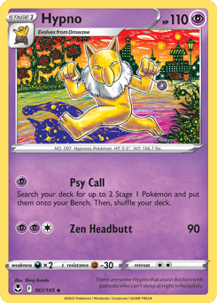 Hypno Silver Tempest card