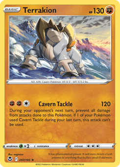 Terrakion Silver Tempest card