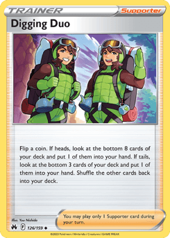 Digging Duo Crown Zenith card