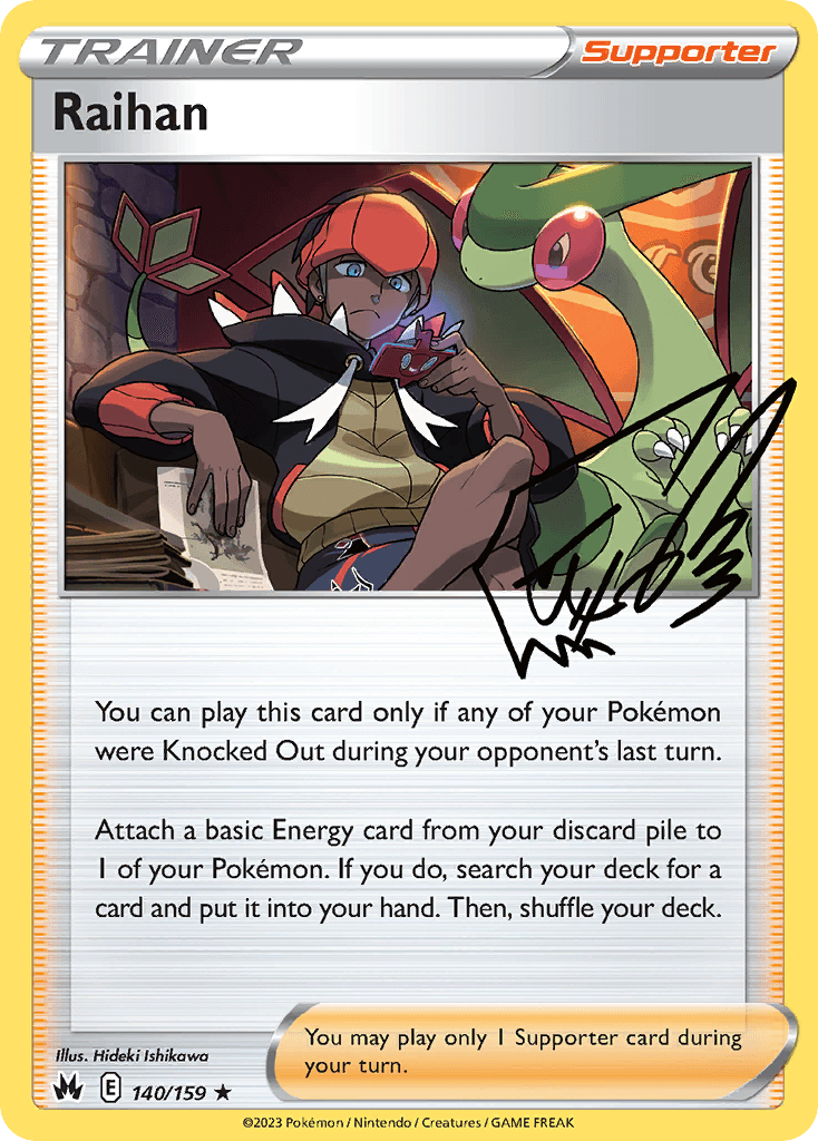 Raihan Crown Zenith card