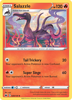 Salazzle Crown Zenith card