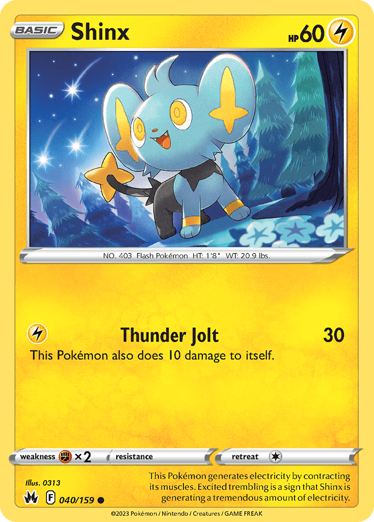 Shinx Crown Zenith card
