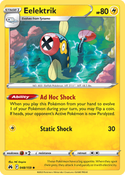 Eelektrik Crown Zenith card