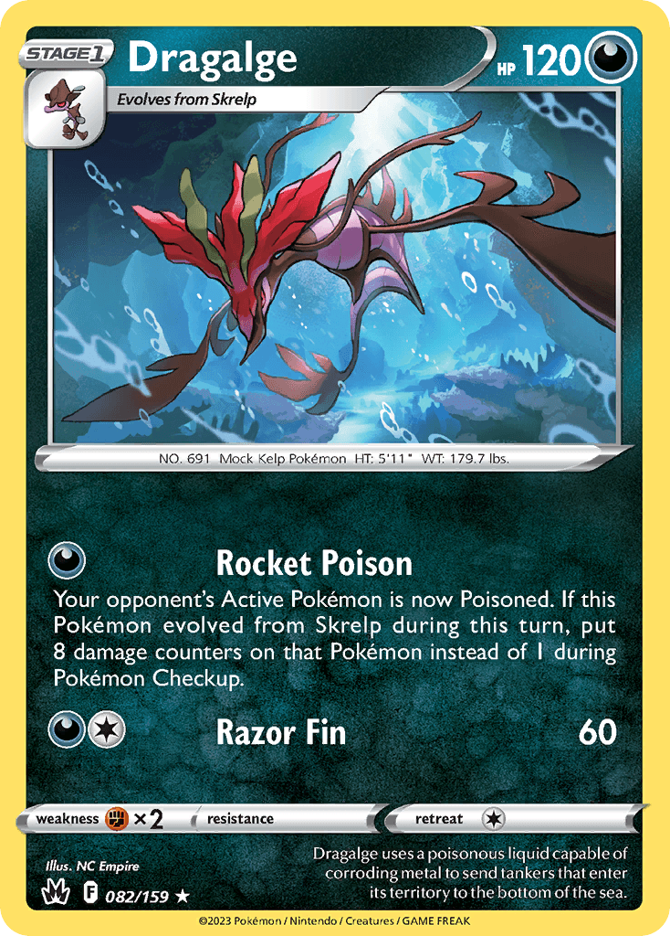 Dragalge Crown Zenith card