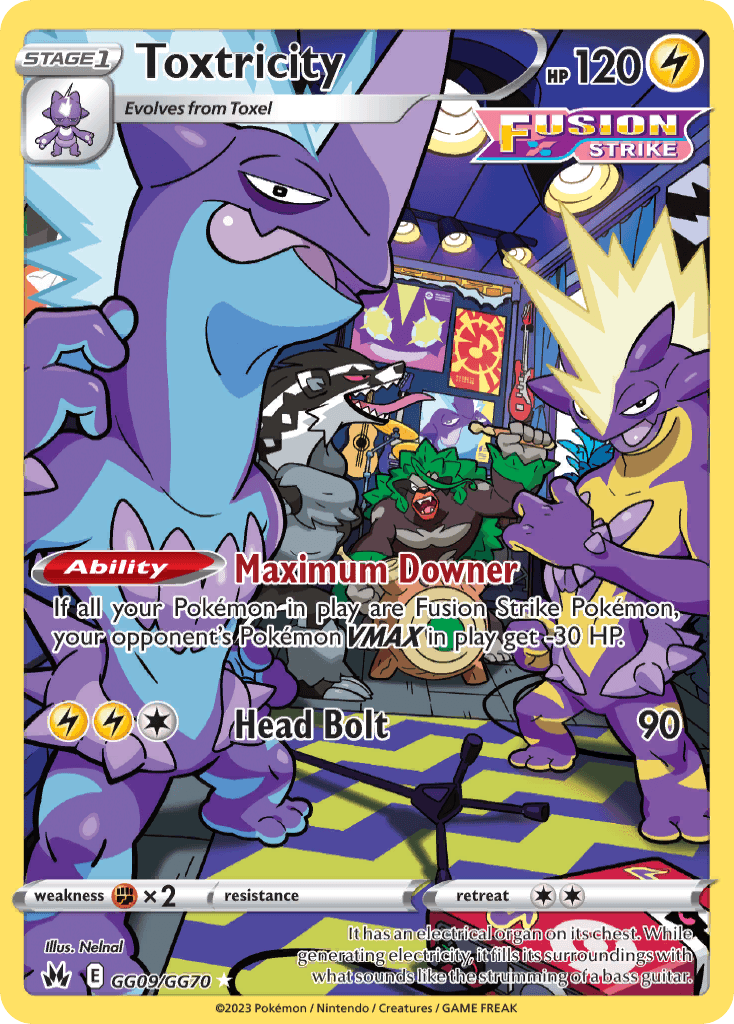 Toxtricity Crown Zenith Galarian Gallery card