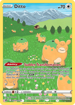 Ditto Crown Zenith Galarian Gallery card