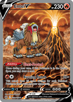Entei V Crown Zenith Galarian Gallery card