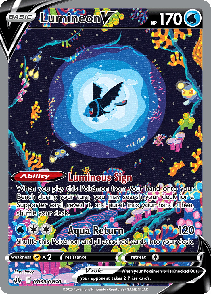Lumineon V Crown Zenith Galarian Gallery card