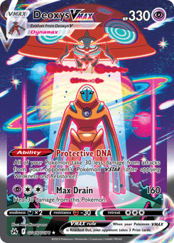 Deoxys VMAX Crown Zenith Galarian Gallery card