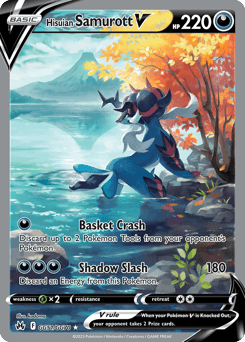 Hisuian Samurott V Crown Zenith Galarian Gallery card