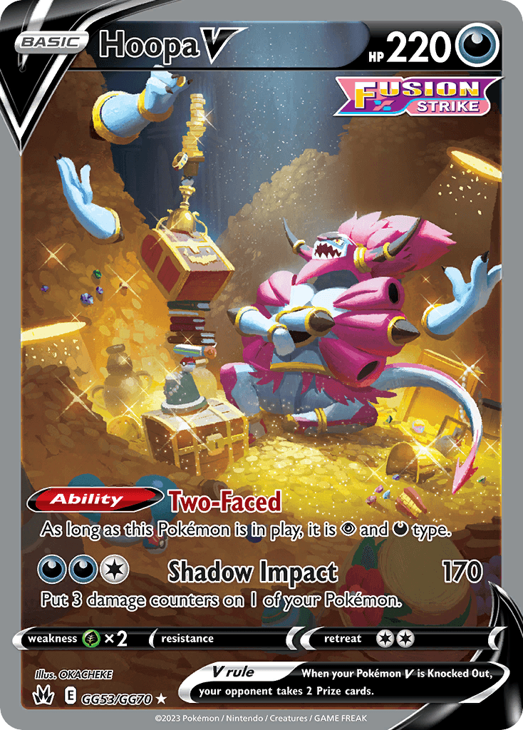 Hoopa V Crown Zenith Galarian Gallery card