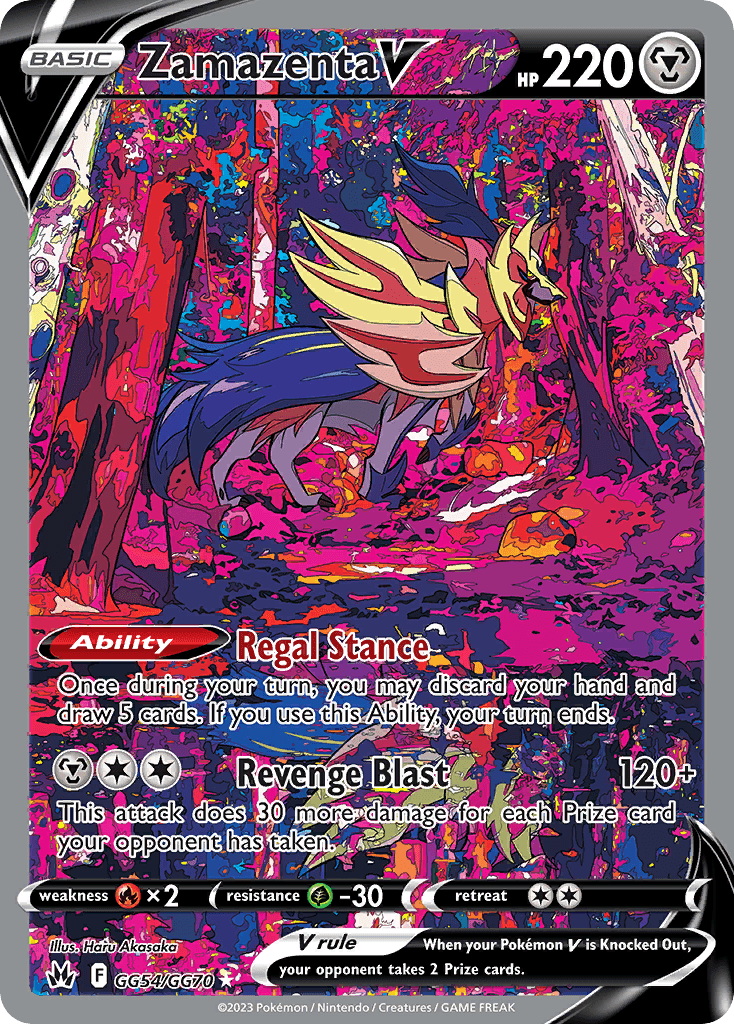 Zamazenta V Crown Zenith Galarian Gallery card
