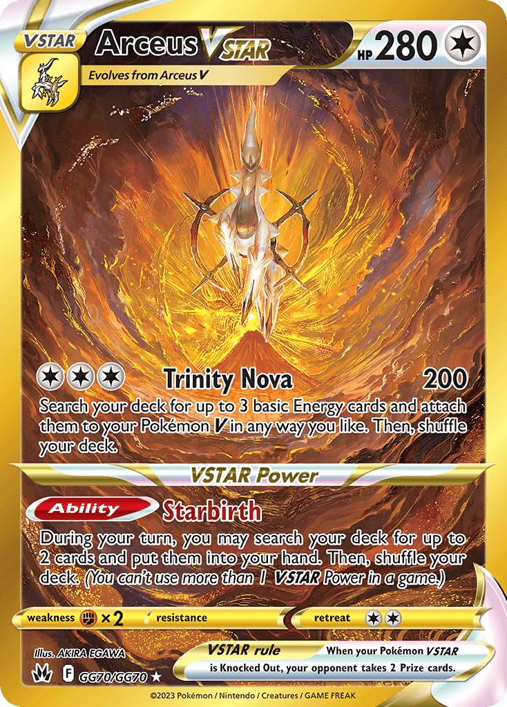 Arceus VSTAR Crown Zenith Galarian Gallery card