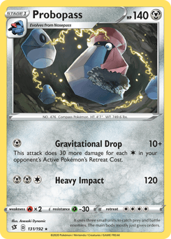 Probopass Rebel Clash card