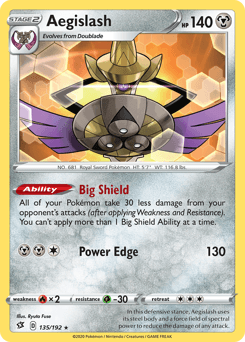 Aegislash Rebel Clash card