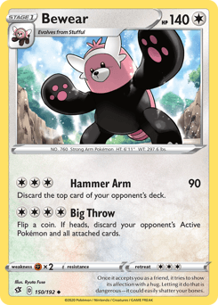 Bewear Rebel Clash card
