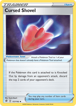 Cursed Shovel Rebel Clash card