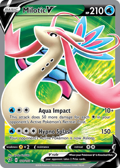 Milotic V Rebel Clash card