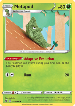 Metapod Rebel Clash card