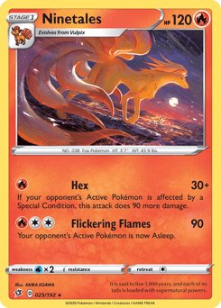 Ninetales Rebel Clash card