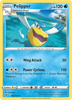 Pelipper Rebel Clash card