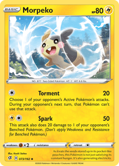 Morpeko Rebel Clash card