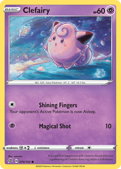 Clefairy Rebel Clash card